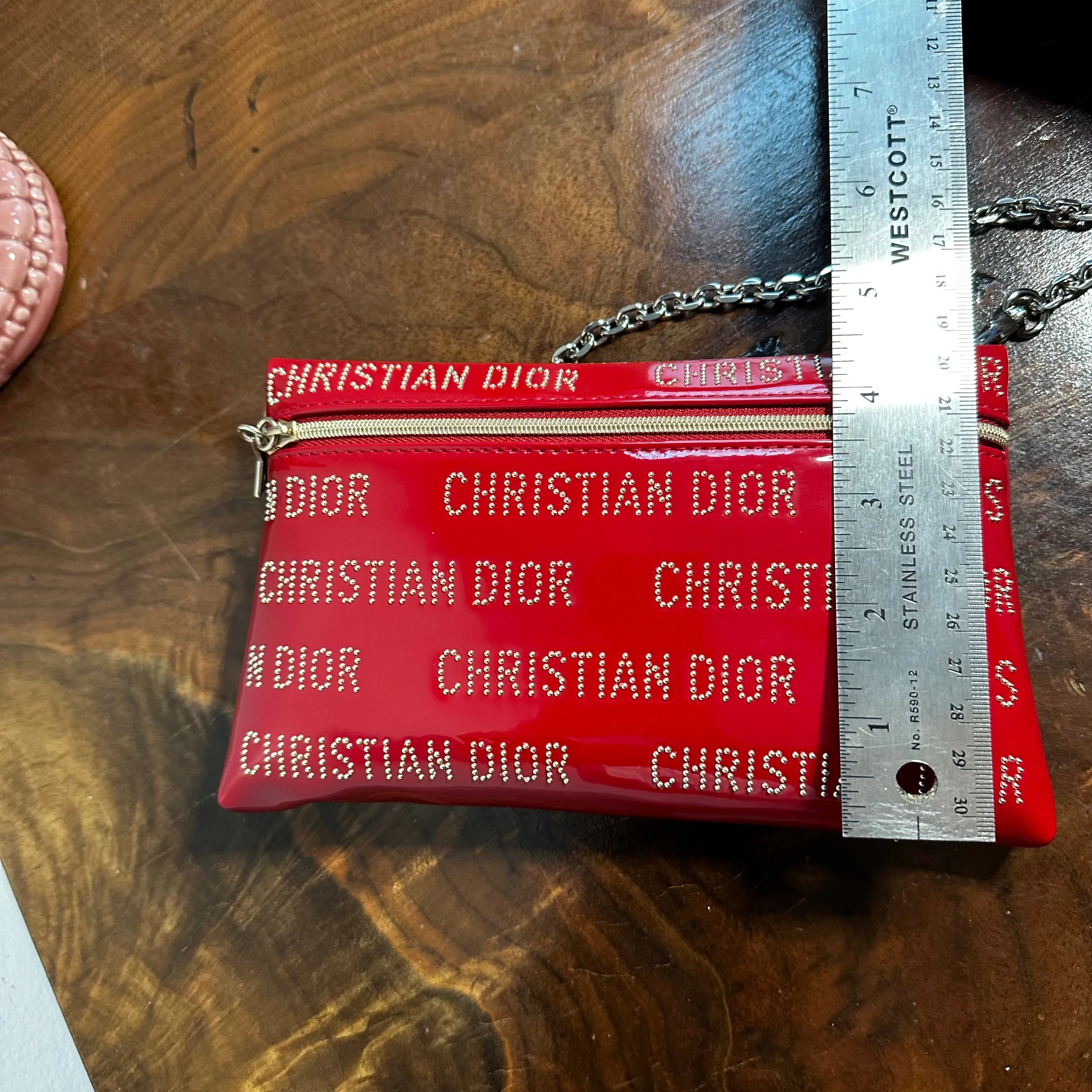 The Junco Crossbody Bag - Christmas Red in Dior