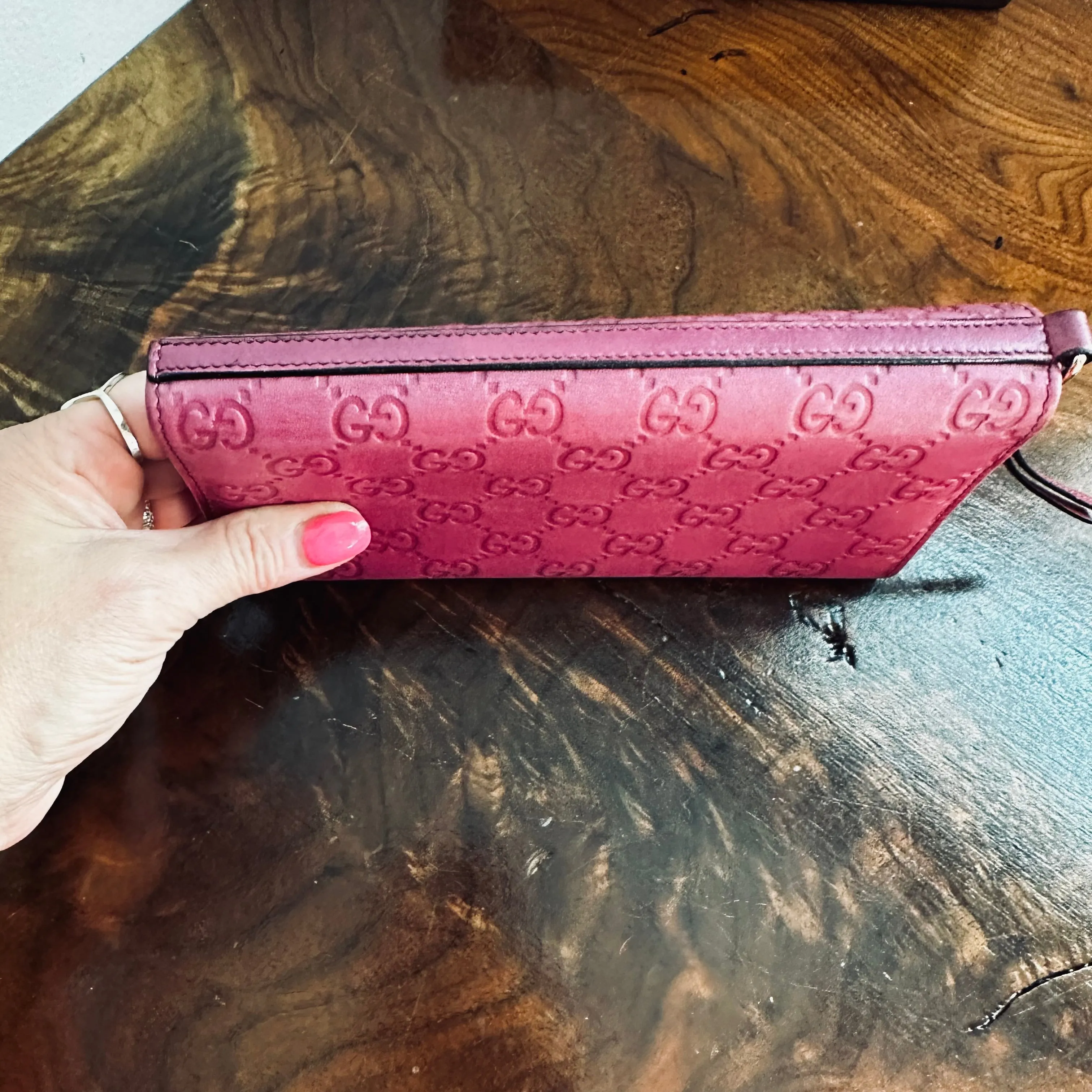 The Junco Wallet/Crossbody - Vintage GG in Purple
