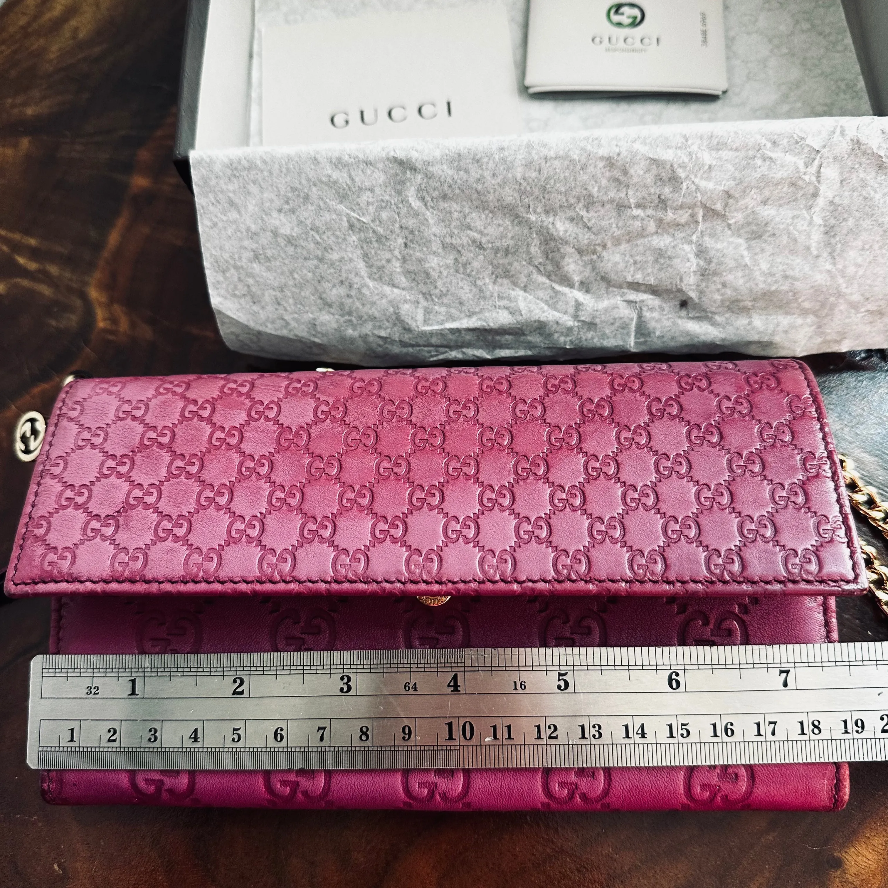 The Junco Wallet/Crossbody - Vintage GG in Purple