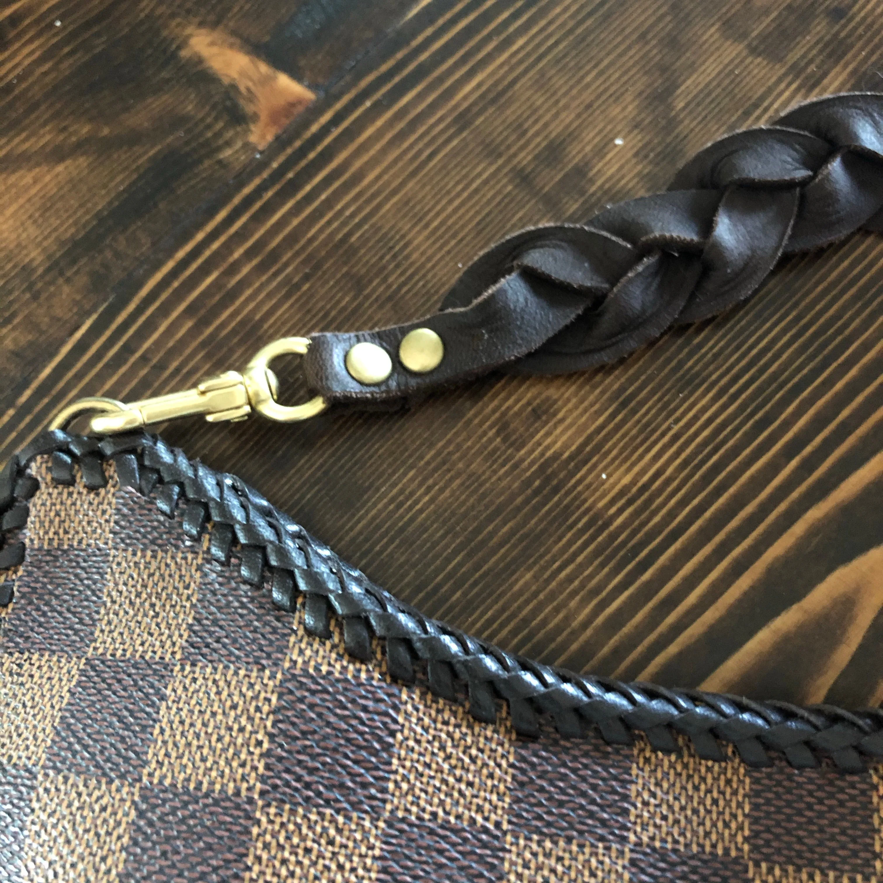 The Peacock - Vintage Damier Hobo Tote/Crossbody