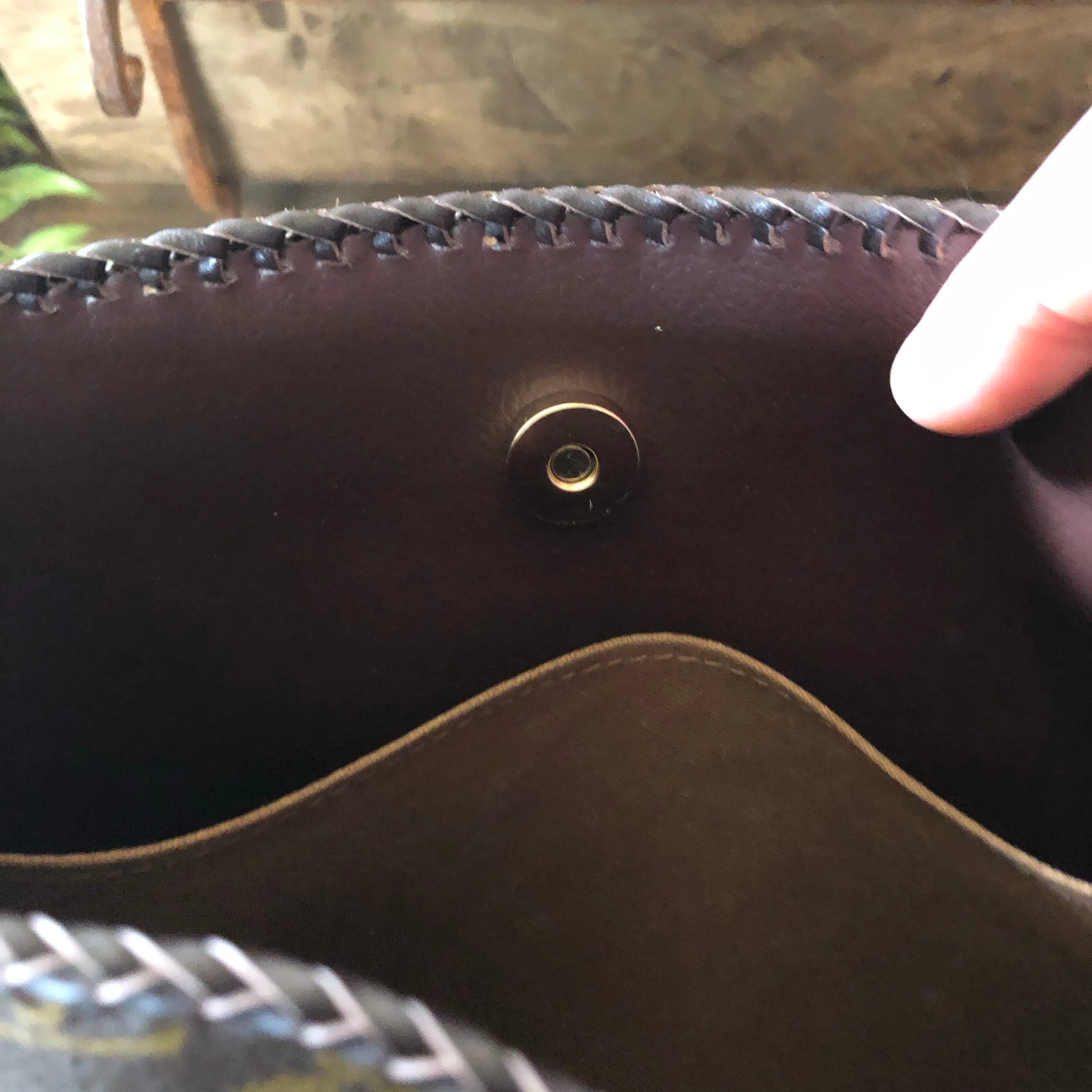 The Peacock - Vintage Monogram Hobo Crossbody