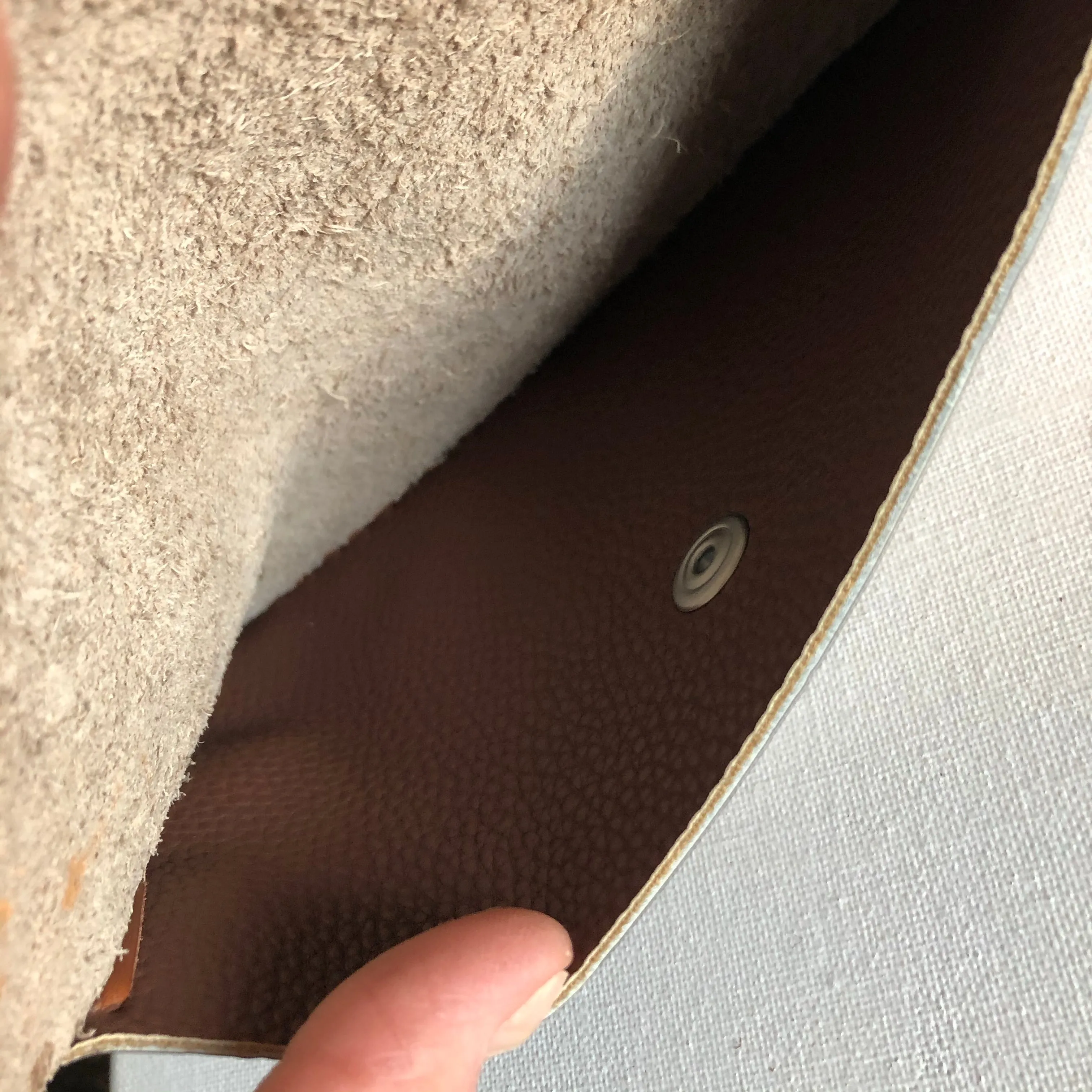 The Wren - Bronze Vernis Vintage Wristlet/Clutch Bag