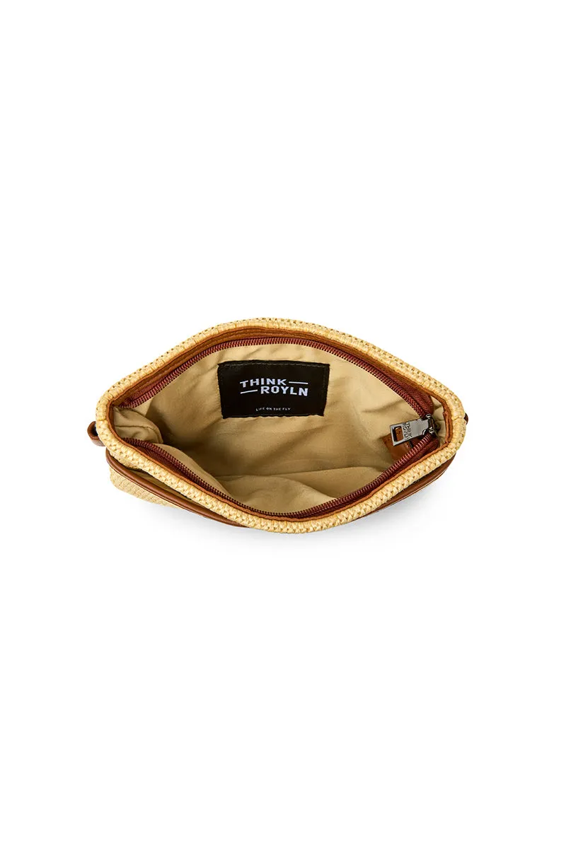 Think Royln Raffia Bum Bag