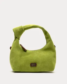 Tinsley Mini Suede Hobo Knot Bag