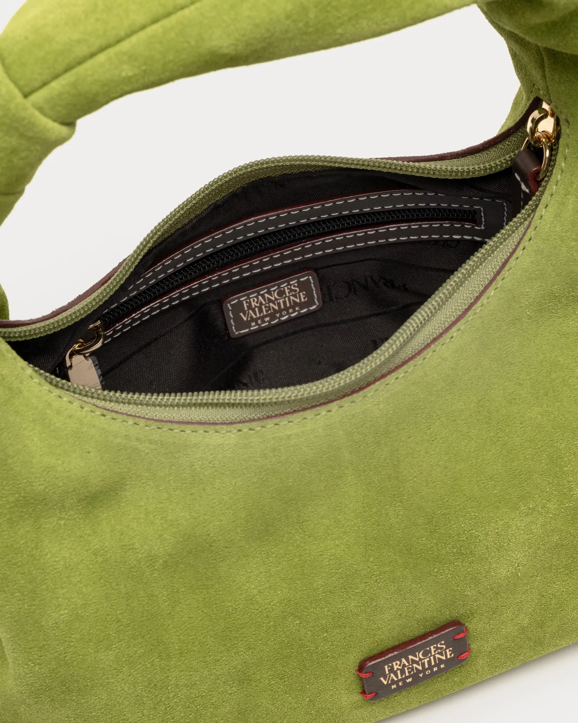 Tinsley Mini Suede Hobo Knot Bag