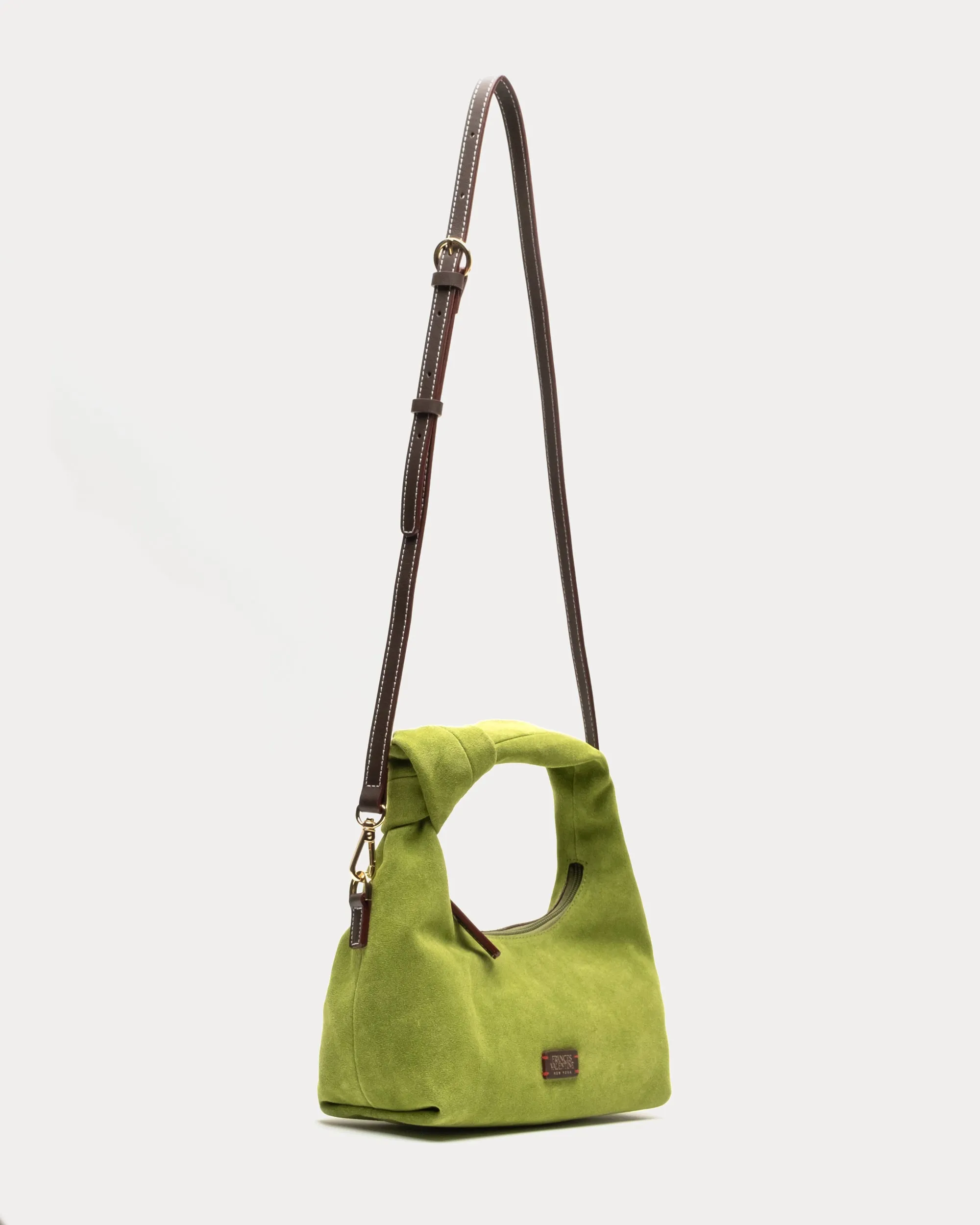 Tinsley Mini Suede Hobo Knot Bag