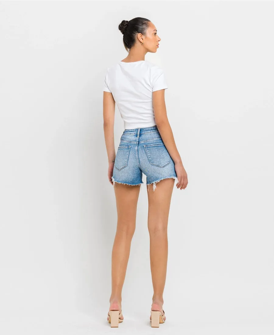 Vervet High Rise Criss Cross Shorts