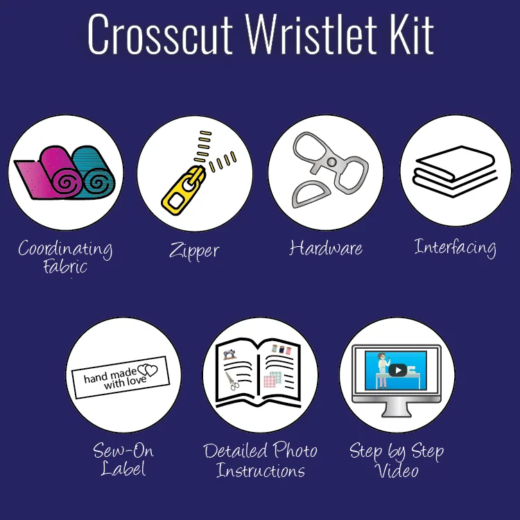 Wristlet Sewing Kit - Belize