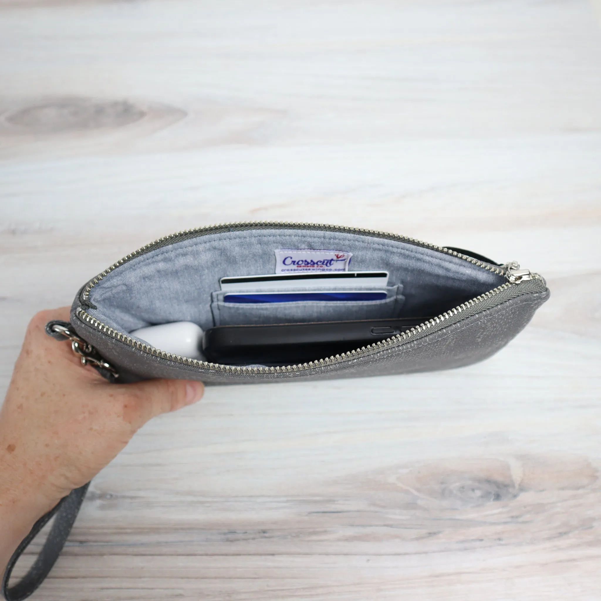 Wristlet Sewing Kit - Kantha Cloth
