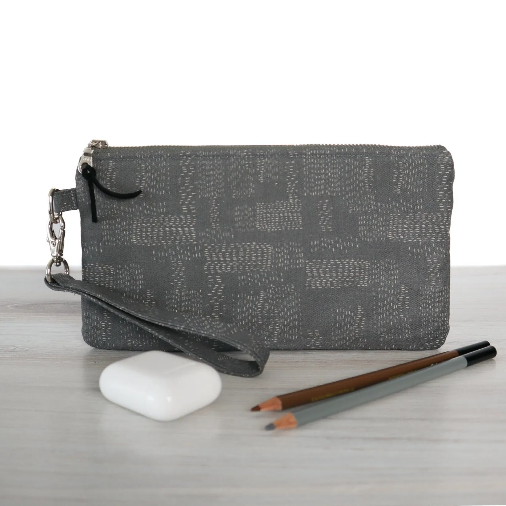 Wristlet Sewing Kit - Kantha Cloth