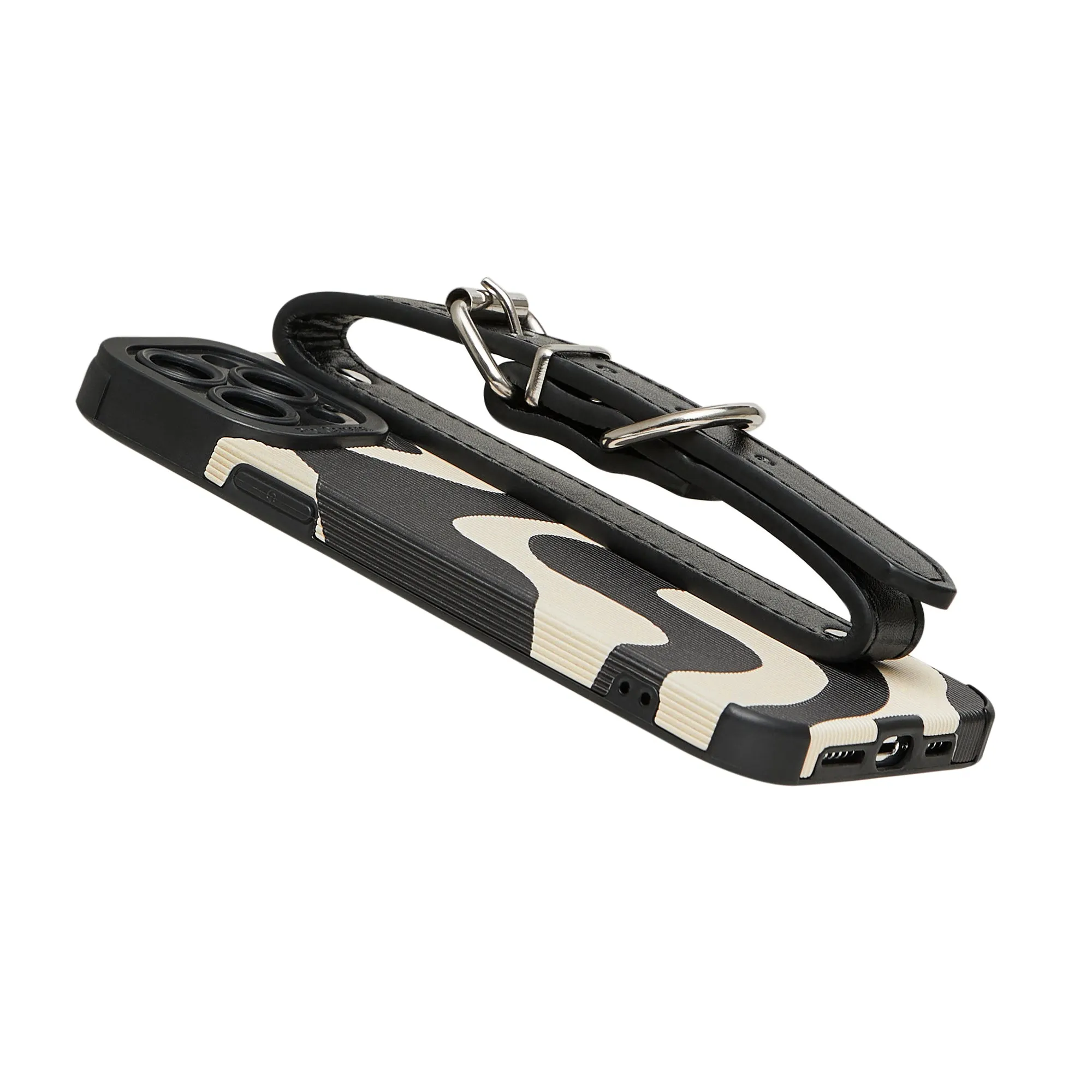 Zebra Striped Wristlet Phone Case